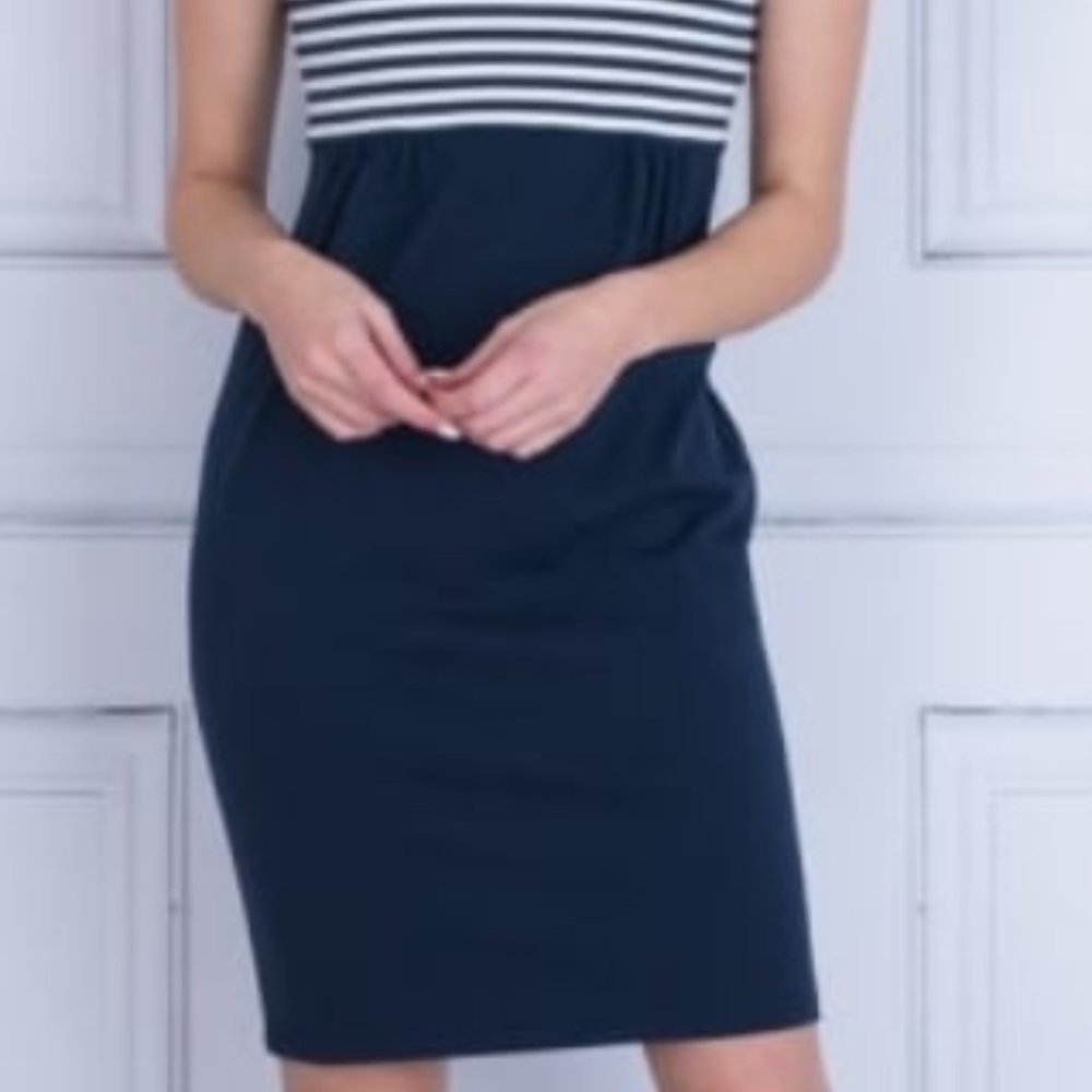 WEEKEND BY MAXMARA Ricerca Jersey V Back Dress - Picture 3 of 8